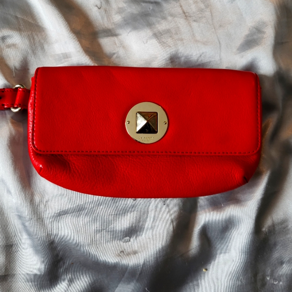 Kate spade red wristlet